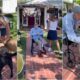 Mr Robert Moore Celebrating His 100Th Birthday With Dogs